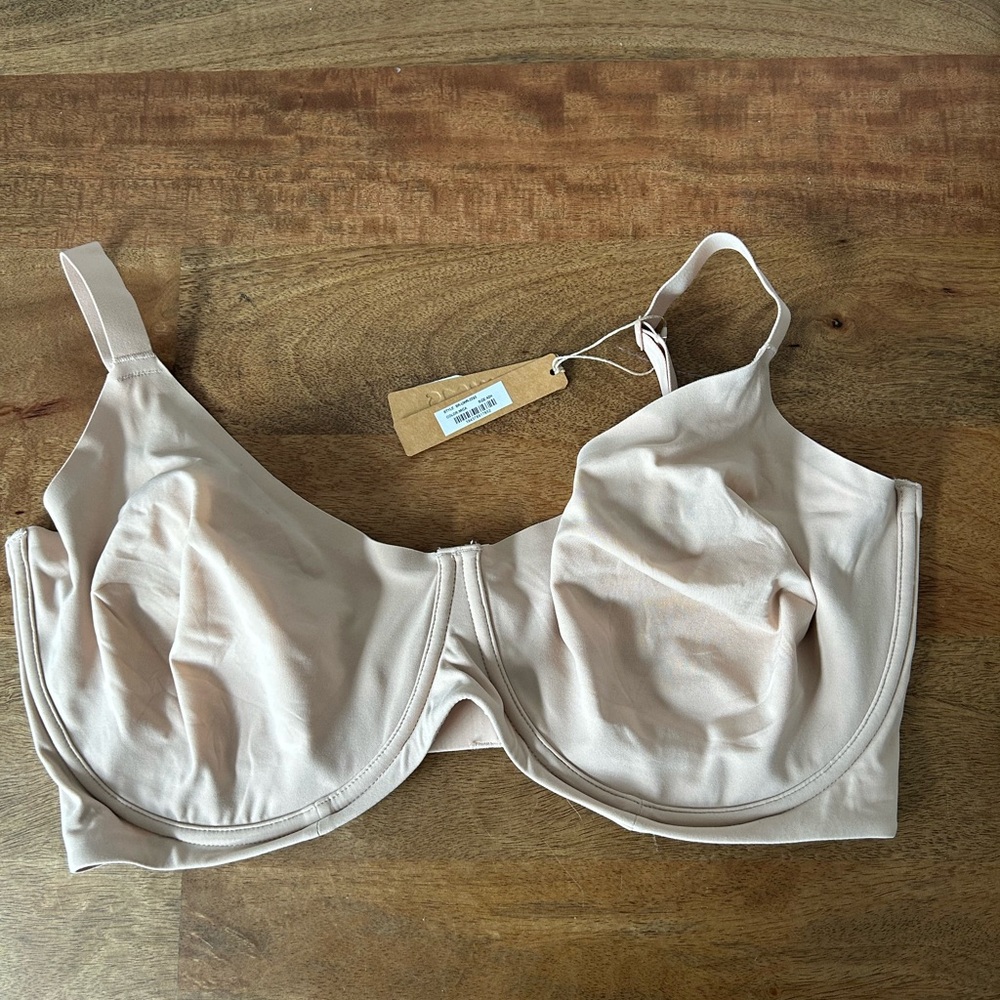 SKIMS Fits Everybody Unlined Demi Bra Mica